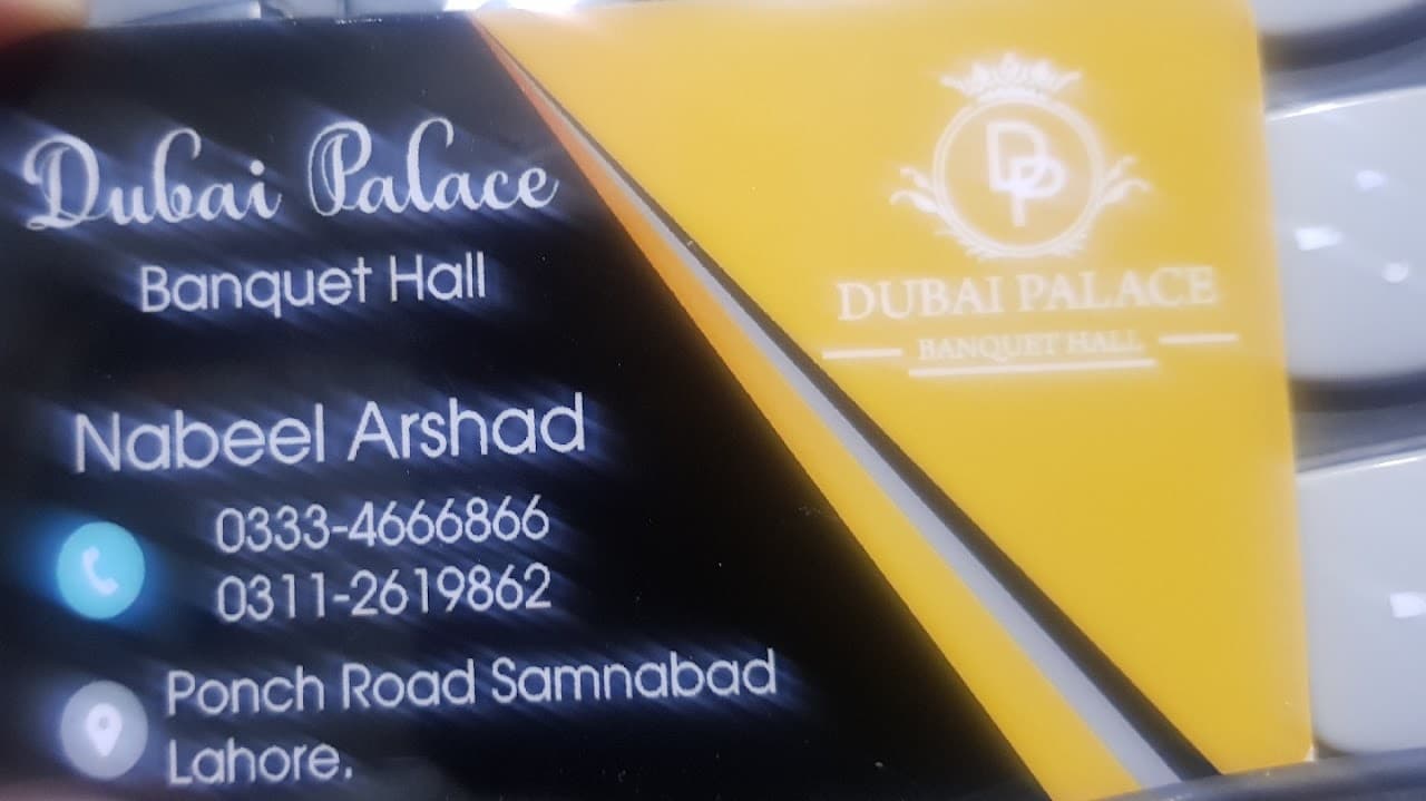 Dubai Palace Banquet Hall 2