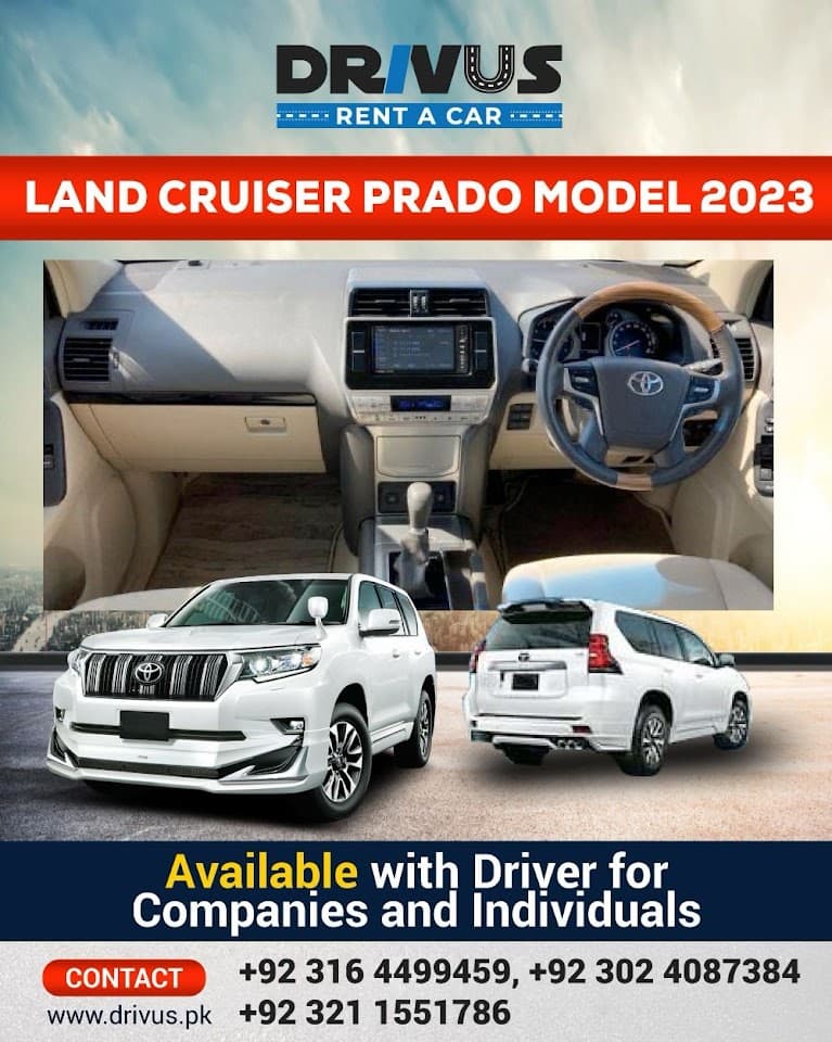 Drivus.pk - Rent a Car Lahore